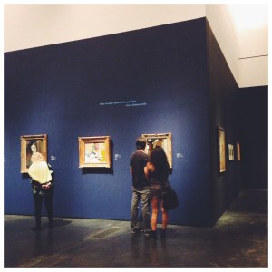 This photo is from the Van Gogh to Kandinsky exhibit the museum had all summer. It was so great I went twice.
