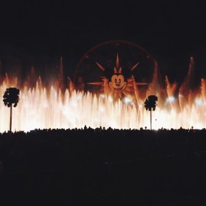 I had the BEST time at Disneyland on Tuesday. Here's a photo from World of Color at California Adventure. 