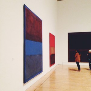 The Rothko exhibit I went to at MOCA had so many Rothkos I could have died of happiness. 