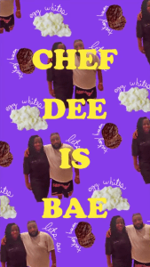 Chef Dee /is/ bae. Via Fusion's Snapchat channel. 