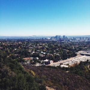 LA, as seen from the Getty Center. 