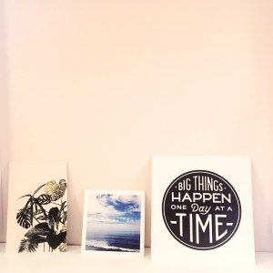 My at-home deskscape, coming together. 